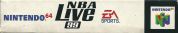 Scan of upper side of box of NBA Live 99