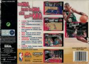 Scan of back side of box of NBA Live 99