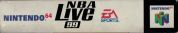 Scan of upper side of box of NBA Live 99
