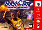 Scan of front side of box of NBA Showtime: NBA on NBC