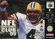 Scan of front side of box of NFL Quarterback Club '99