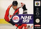 Scan of front side of box of NHL '99