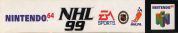 Scan du côté supérieur de la boite de NHL '99