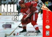 Scan of front side of box of NHL Breakaway '99