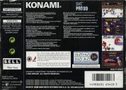 Scan of back side of box of NHL Pro 99