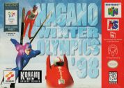 Scan of front side of box of Nagano Winter Olympics 98