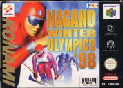 Scan of front side of box of Nagano Winter Olympics 98