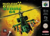 Scan of front side of box of Nuclear Strike 64