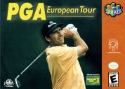 Scan of front side of box of PGA European Tour