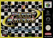 Scan of front side of box of Penny Racers