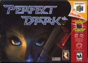 Scan of front side of box of Perfect Dark