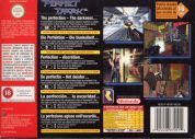 Scan of back side of box of Perfect Dark