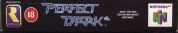 Scan of upper side of box of Perfect Dark