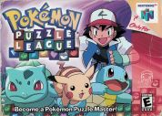 Scan of front side of box of Pokemon Puzzle League