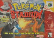 Scan of front side of box of Pokemon Stadium - Bundle with a Transfer Pak