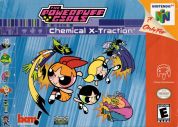 Scan of front side of box of Powerpuff Girls: Chemical X-Traction