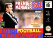 Scan of front side of box of Premier Manager 64