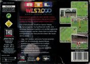 Scan de la face arrière de la boite de RTL World League Soccer 2000