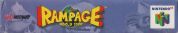 Scan of upper side of box of Rampage World Tour
