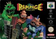 Scan of front side of box of Rampage World Tour