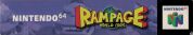Scan of upper side of box of Rampage World Tour
