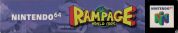 Scan du côté supérieur de la boite de Rampage World Tour