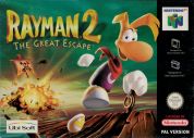 Scan of front side of box of Rayman 2: The Great Escape