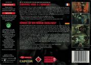 Scan of back side of box of Resident Evil 2