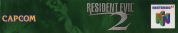 Scan du côté inférieur de la boite de Resident Evil 2