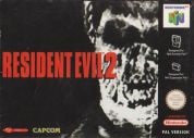 Scan of front side of box of Resident Evil 2