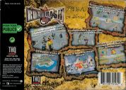 Scan of back side of box of Road Rash 64