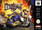 Scan of front side of box of Road Rash 64