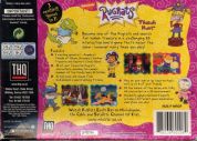 Scan of back side of box of Rugrats: Treasure Hunt