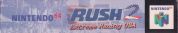 Scan of upper side of box of Rush 2: Extreme Racing