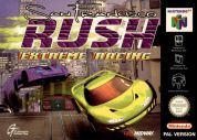 Scan of front side of box of San Francisco Rush