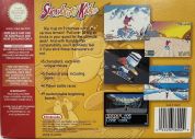 Scan of back side of box of Snowboard Kids
