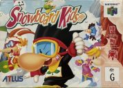 Scan of front side of box of Snowboard Kids - Second print