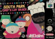 Scan of front side of box of South Park: Chef's Luv Shack