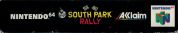Scan of upper side of box of South Park Rally