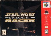 Scan of front side of box of Star Wars: Episode I: Racer