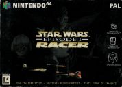 Scan of front side of box of Star Wars: Episode I: Racer