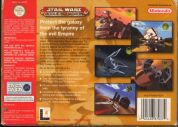 Scan of back side of box of Star Wars: Rogue Squadron