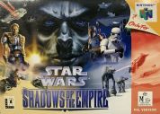 Scan of front side of box of Star Wars: Shadows Of The Empire