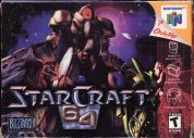 Scan of front side of box of Starcraft 64