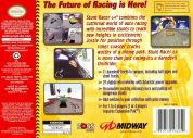 Scan of back side of box of Stunt Racer 64