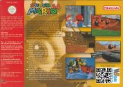 Scan de la face arrière de la boite de Super Mario 64
