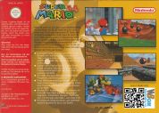 Scan of back side of box of Super Mario 64