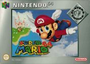 Scan of front side of box of Super Mario 64