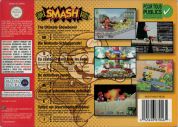 Scan de la face arrière de la boite de Super Smash Bros.