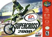 Scan of front side of box of Supercross 2000